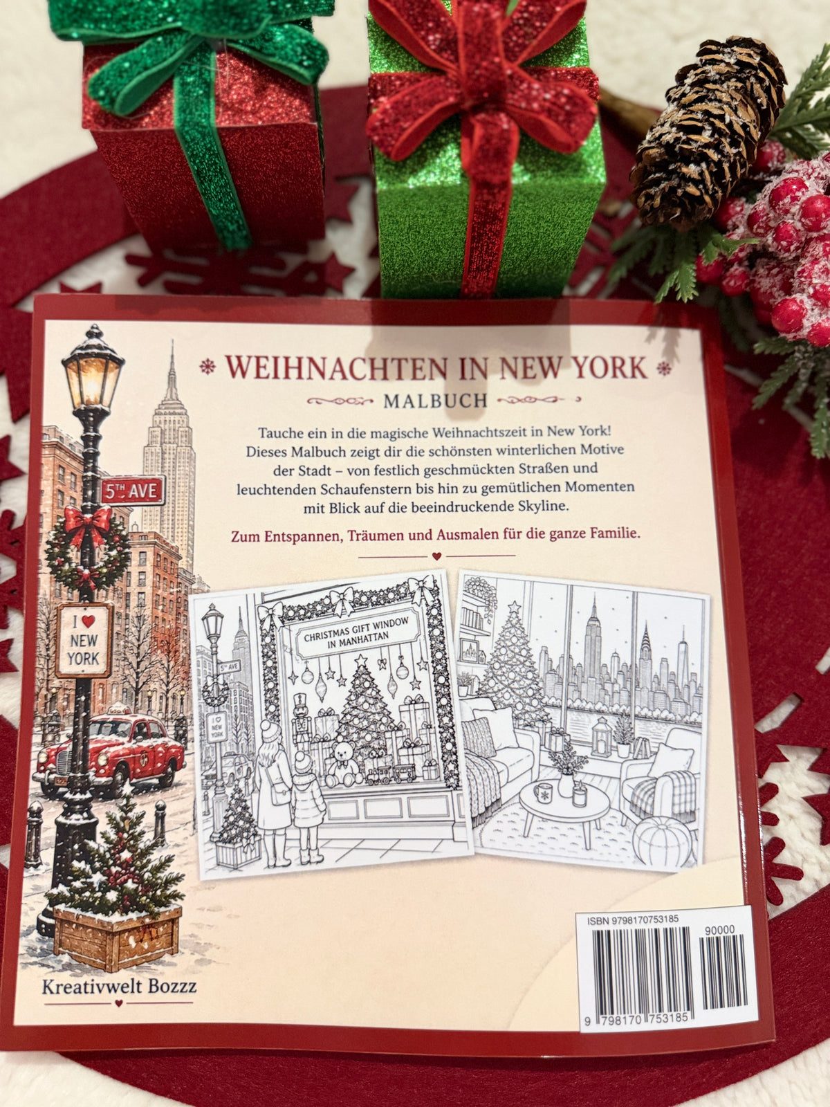 Weihnachten in New York – Malbuch