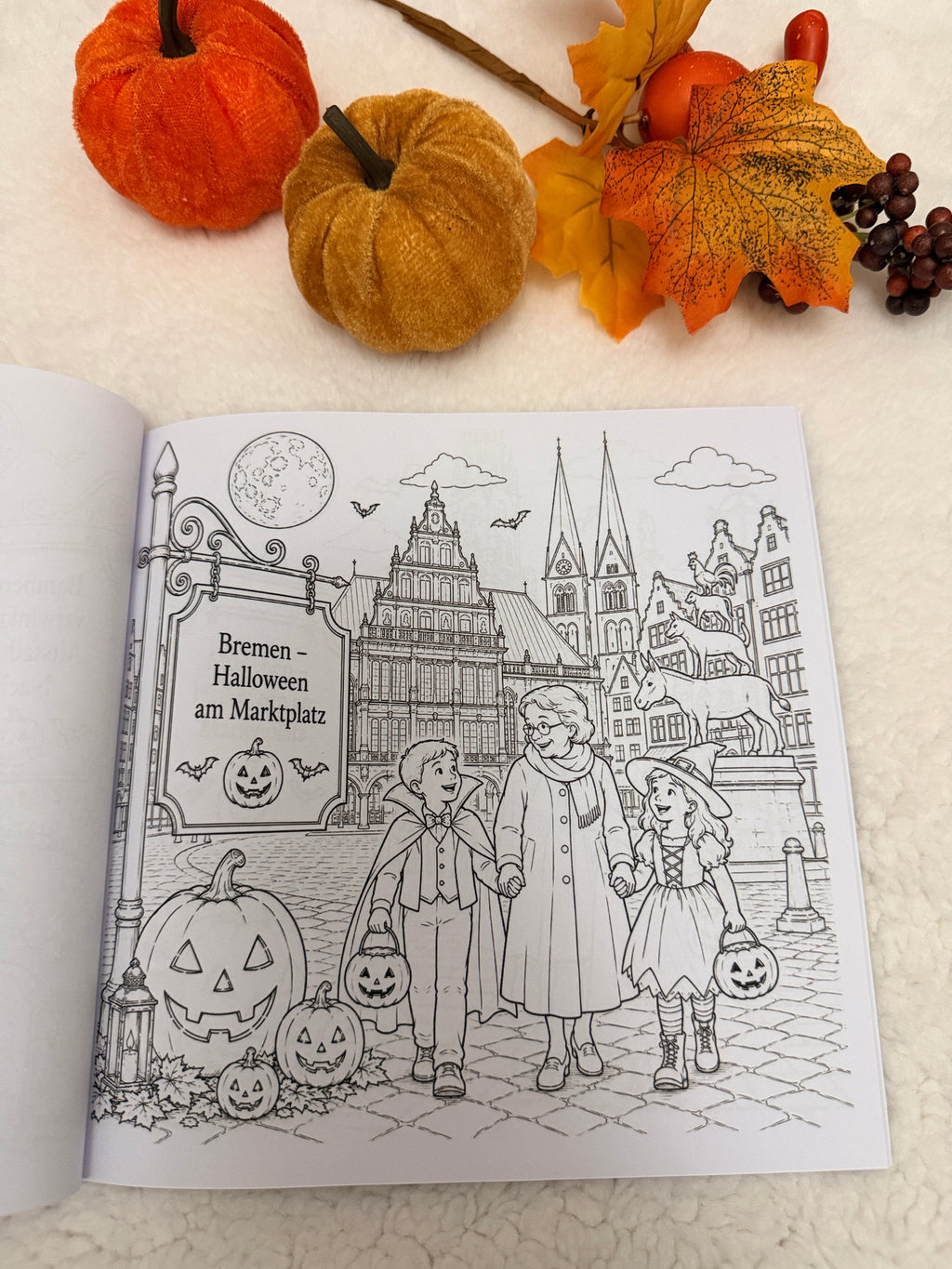 Halloween in Deutschland – Malbuch für Erwachsene