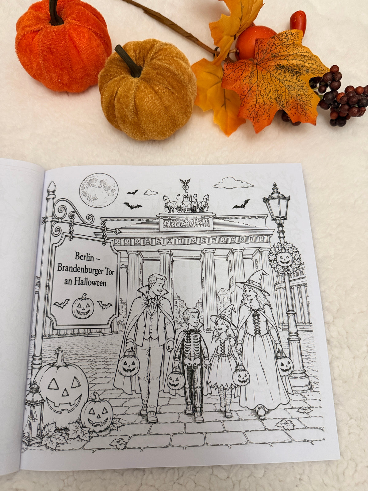Halloween in Deutschland – Malbuch für Erwachsene