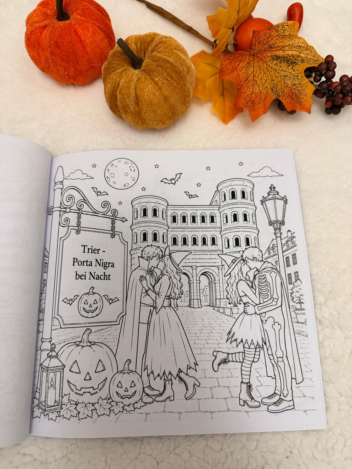 Halloween in Deutschland – Malbuch für Erwachsene