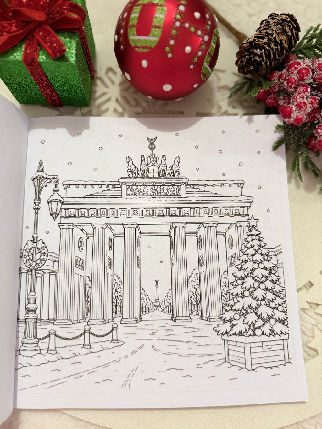 Weihnachten in Deutschland – Malbuch für Erwachsene
