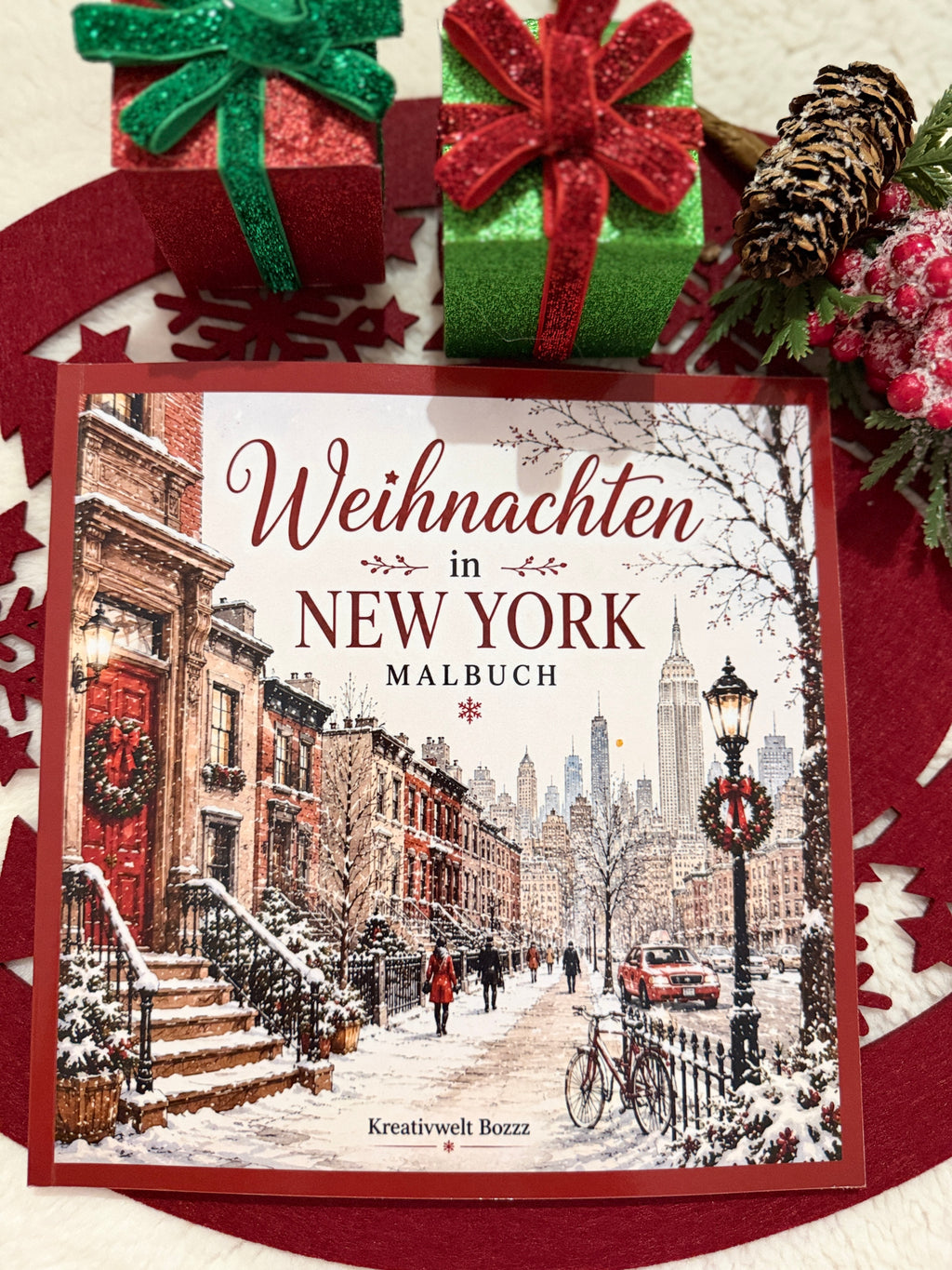 Weihnachten in New York – Malbuch