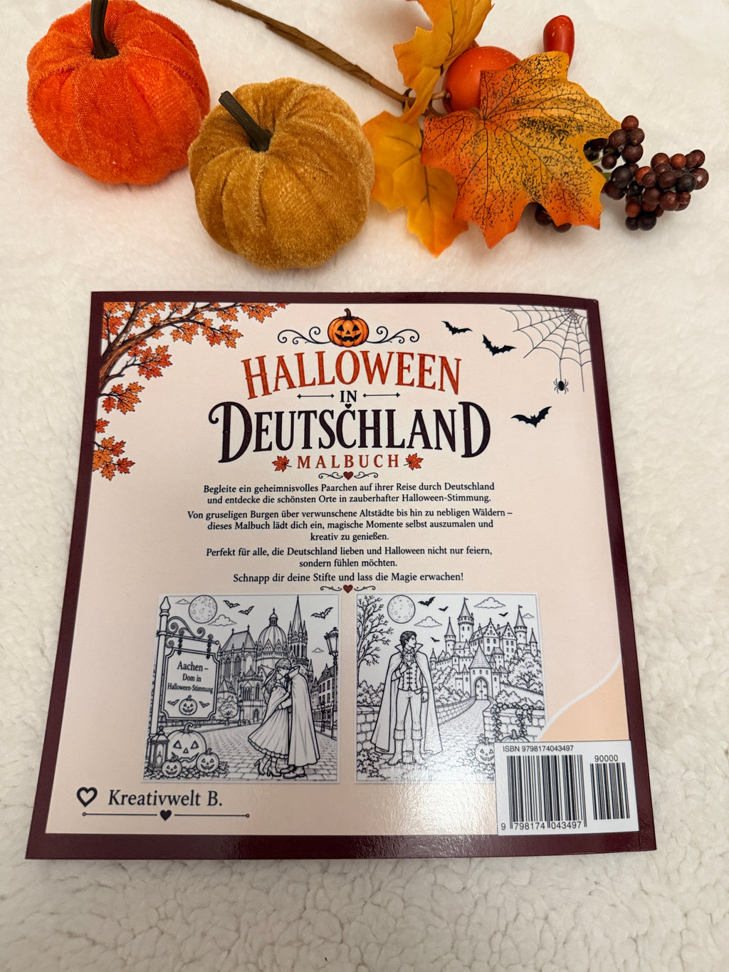 Halloween in Deutschland – Malbuch für Erwachsene
