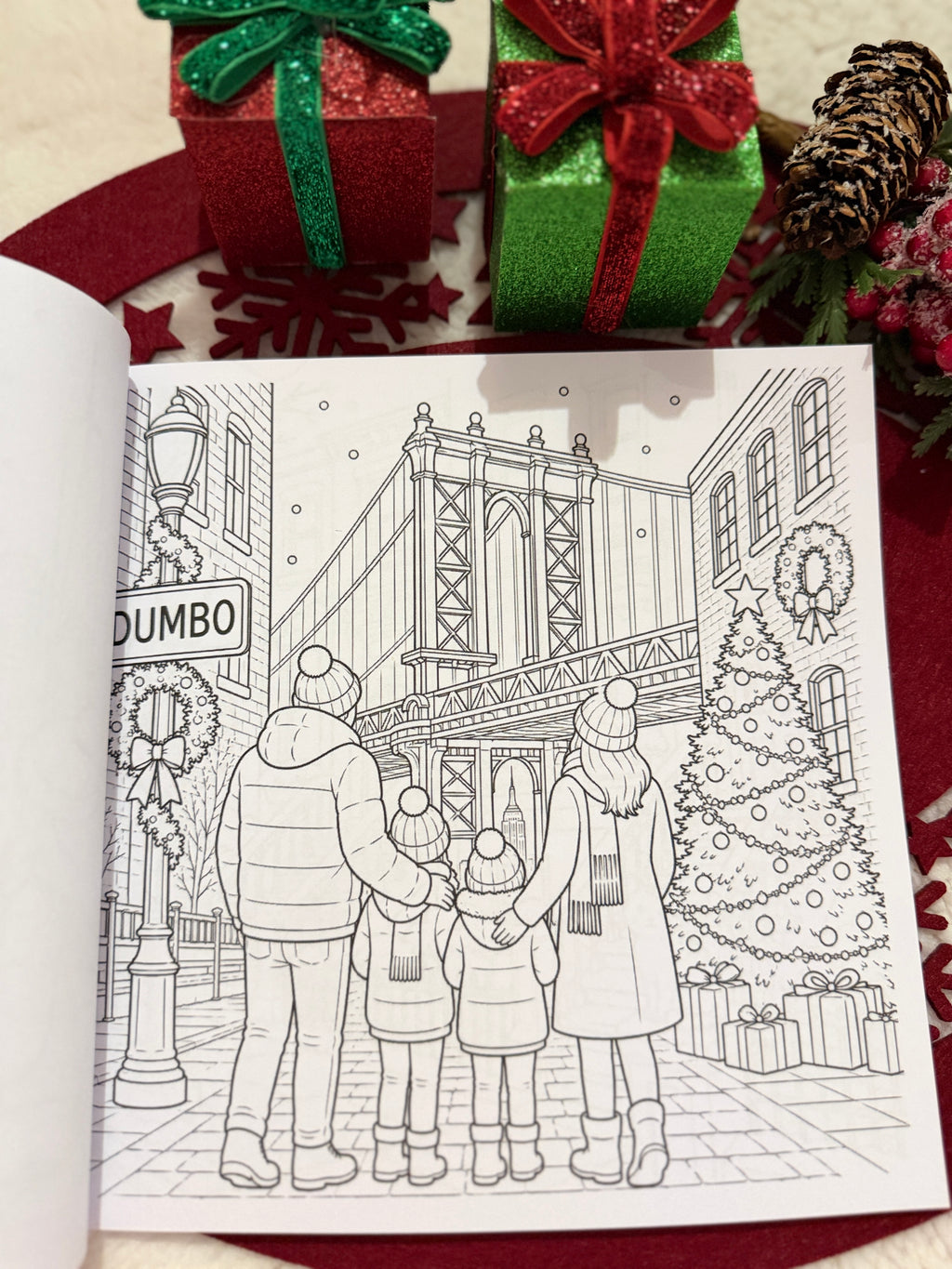 Weihnachten in New York – Malbuch