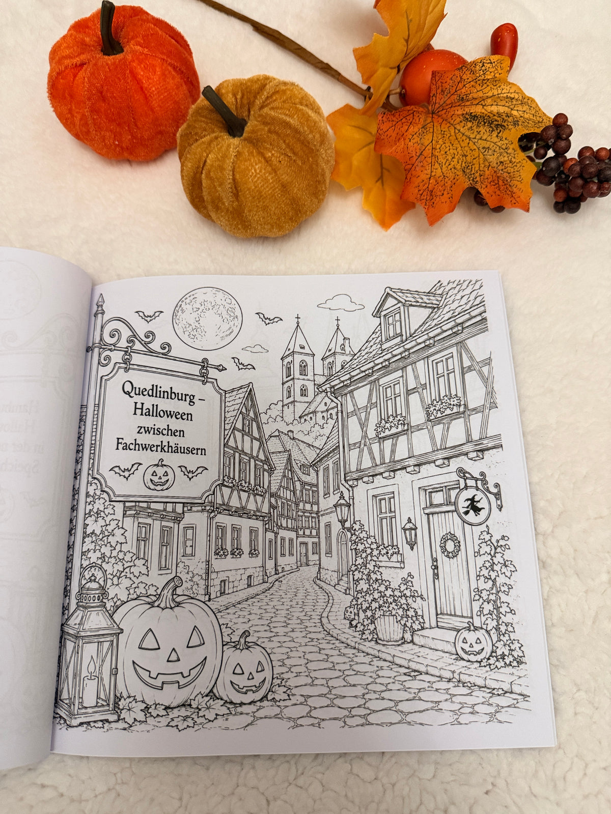 Halloween in Deutschland – Malbuch für Erwachsene