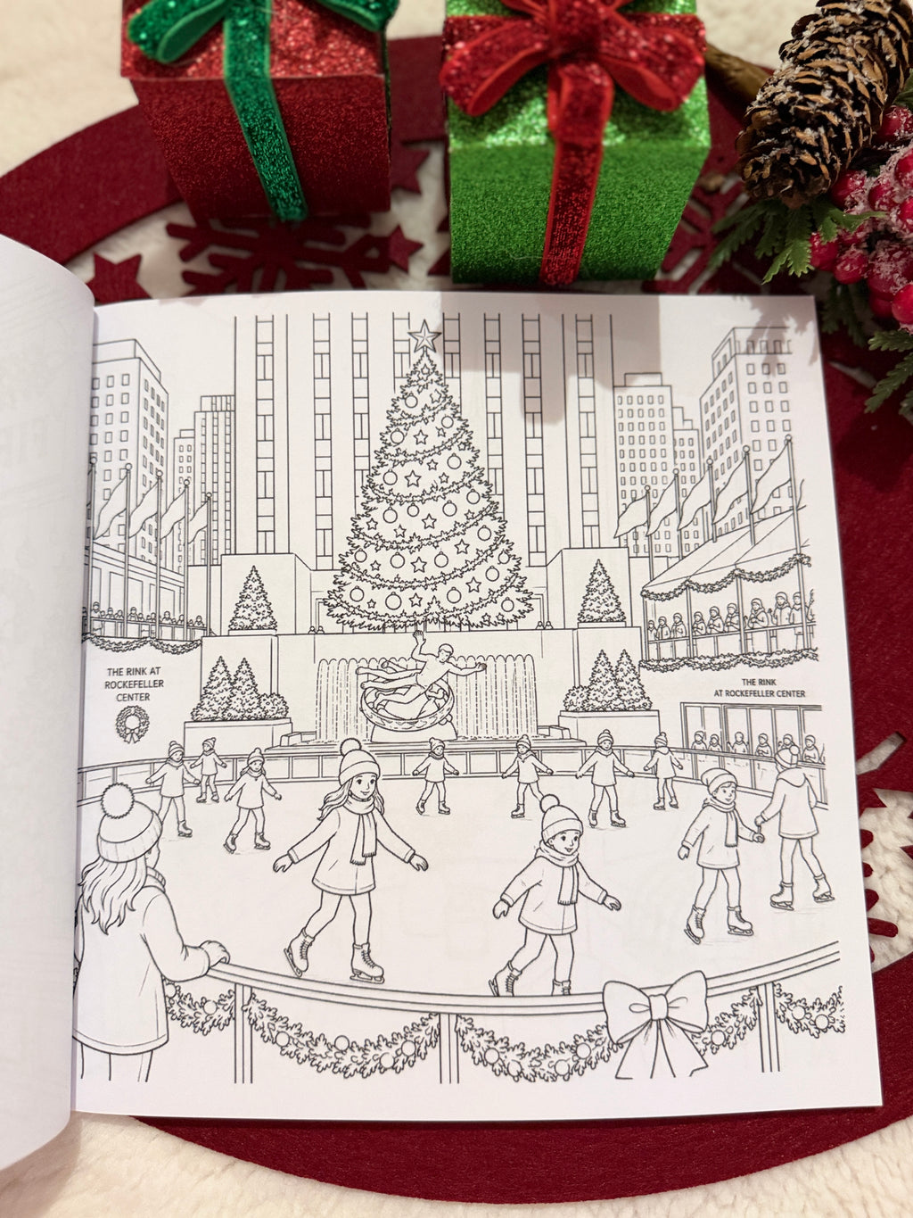 Weihnachten in New York – Malbuch