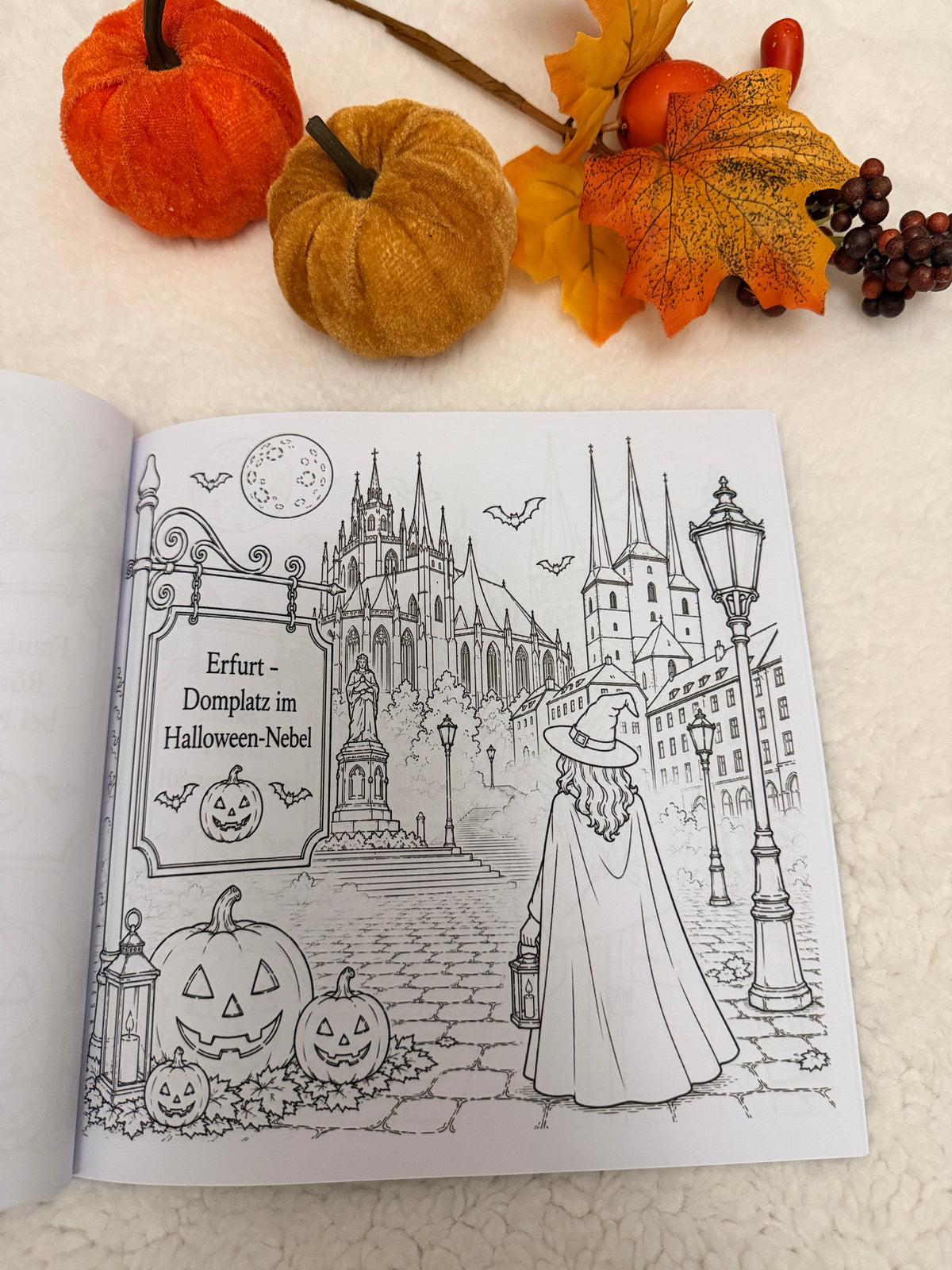 Halloween in Deutschland – Malbuch für Erwachsene