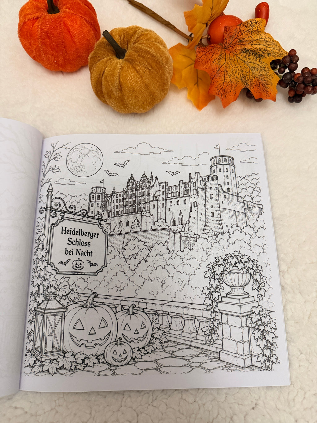 Halloween in Deutschland – Malbuch für Erwachsene