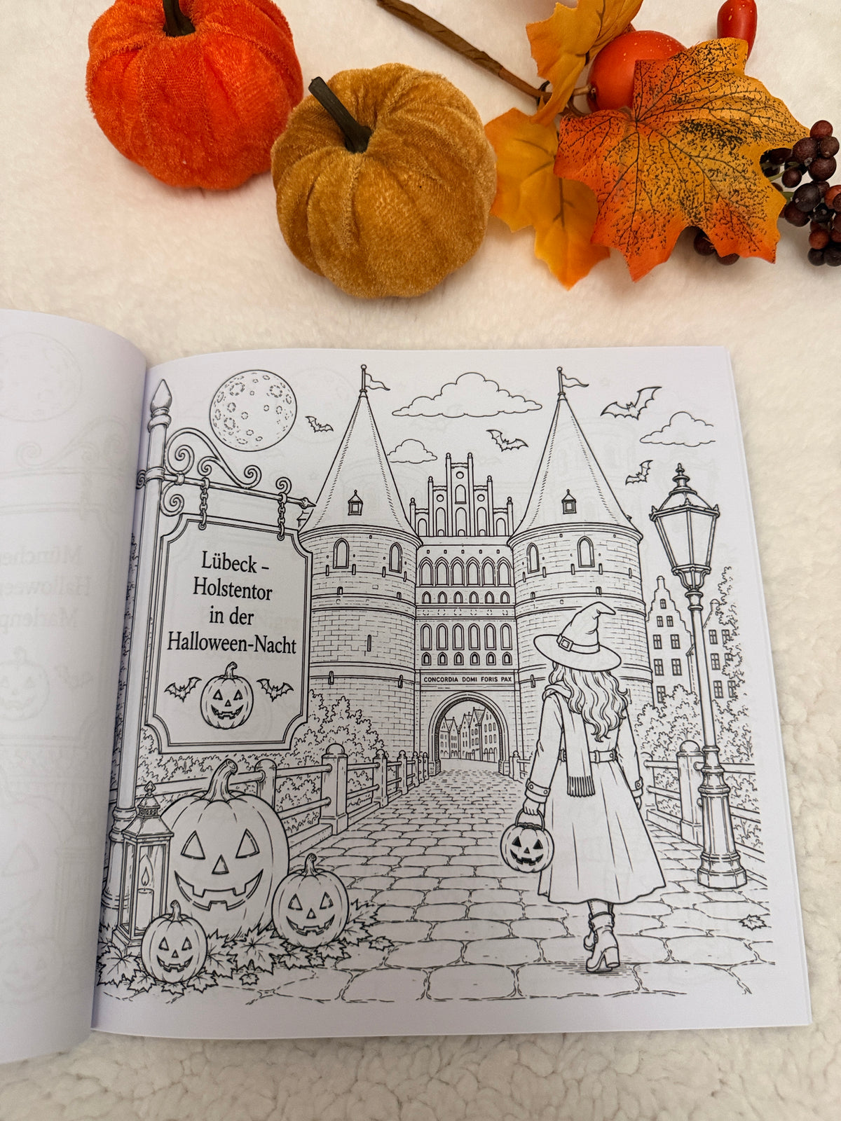Halloween in Deutschland – Malbuch für Erwachsene