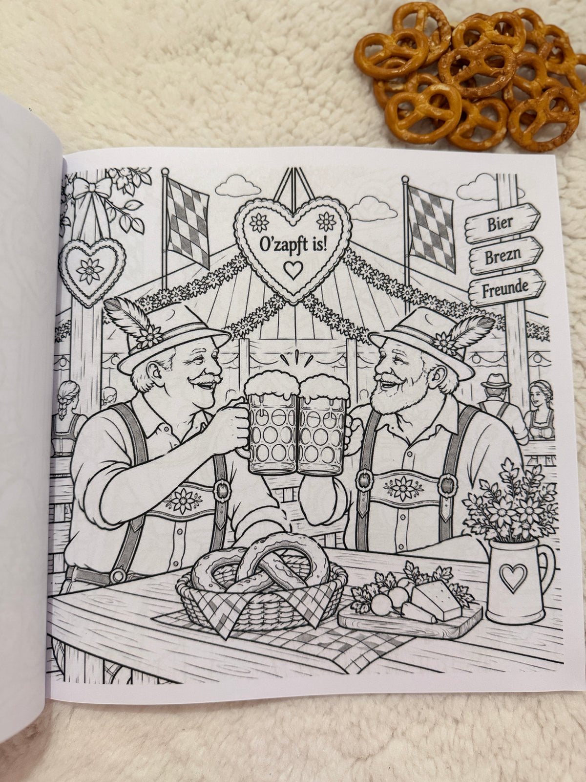 O’zapft is! – Malbuch für Erwachsene