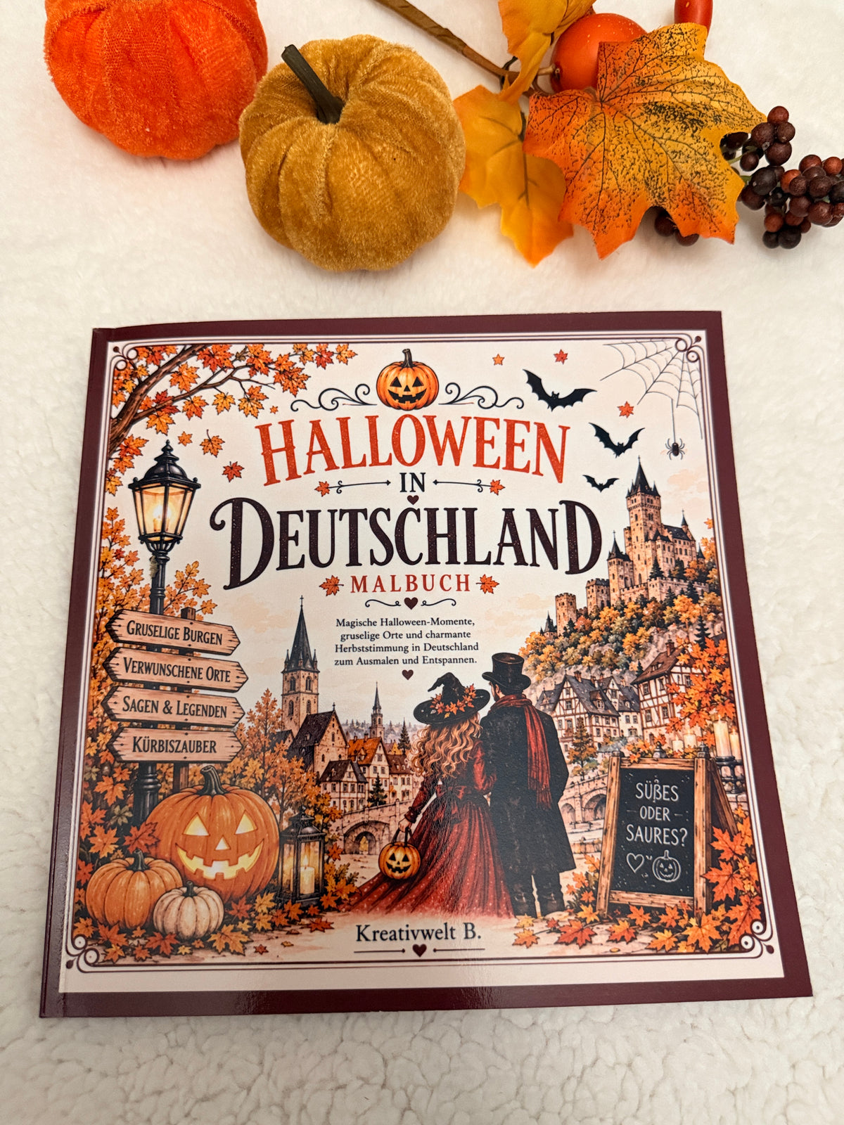 Halloween in Deutschland – Malbuch für Erwachsene
