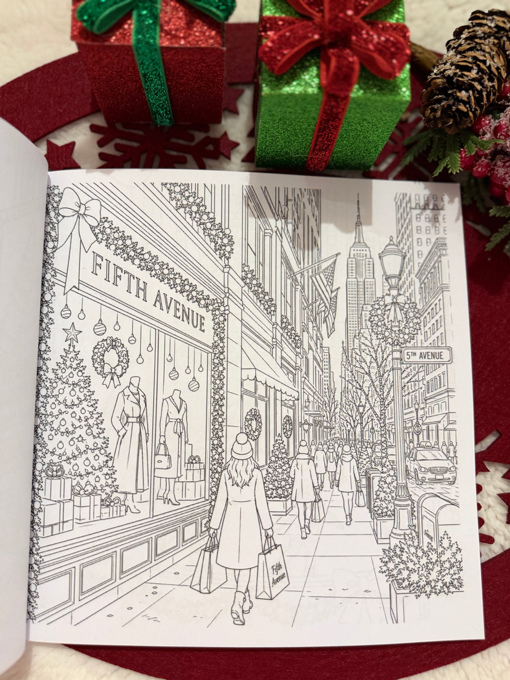 Weihnachten in New York – Malbuch