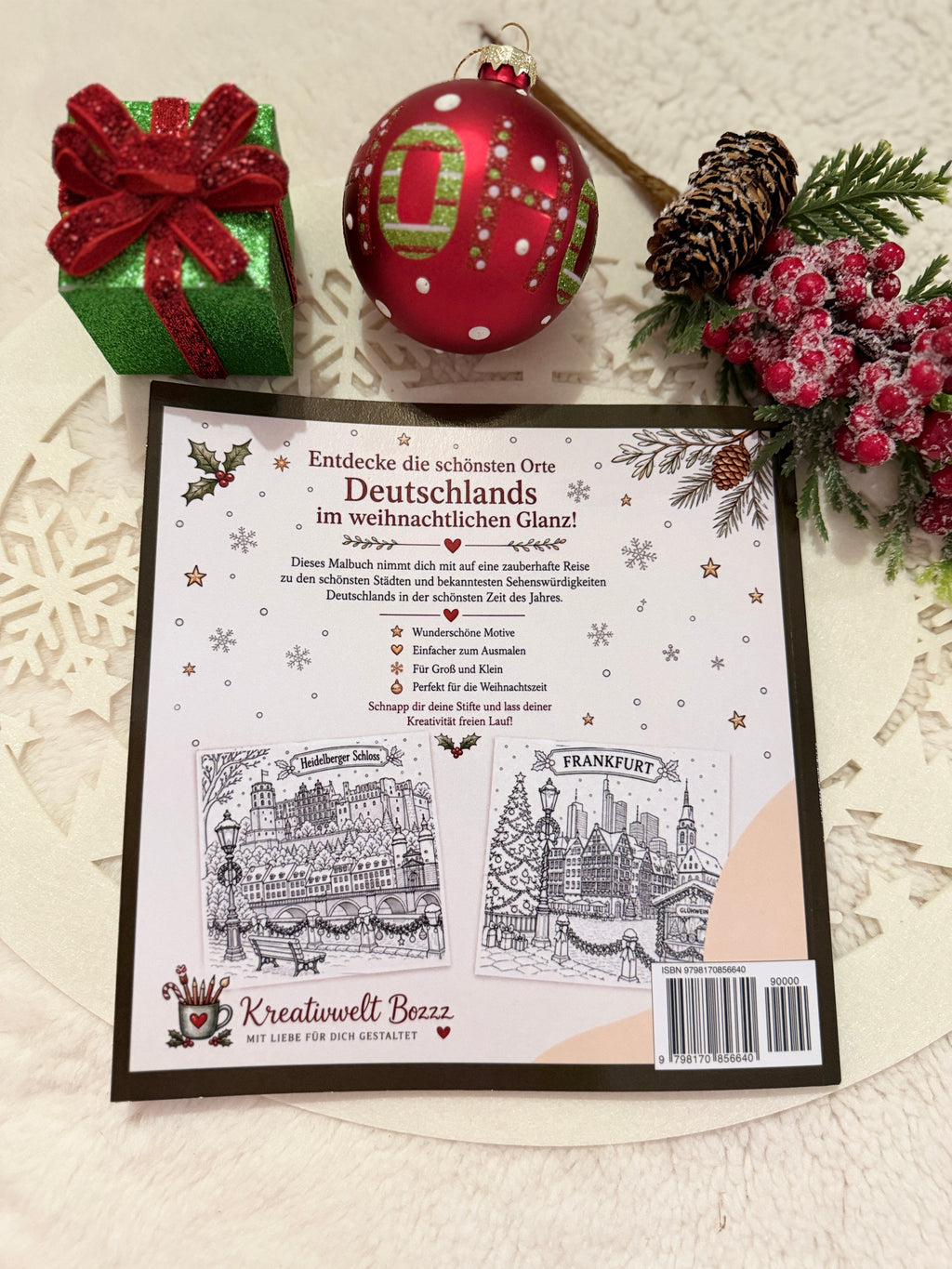 Weihnachten in Deutschland – Malbuch für Erwachsene