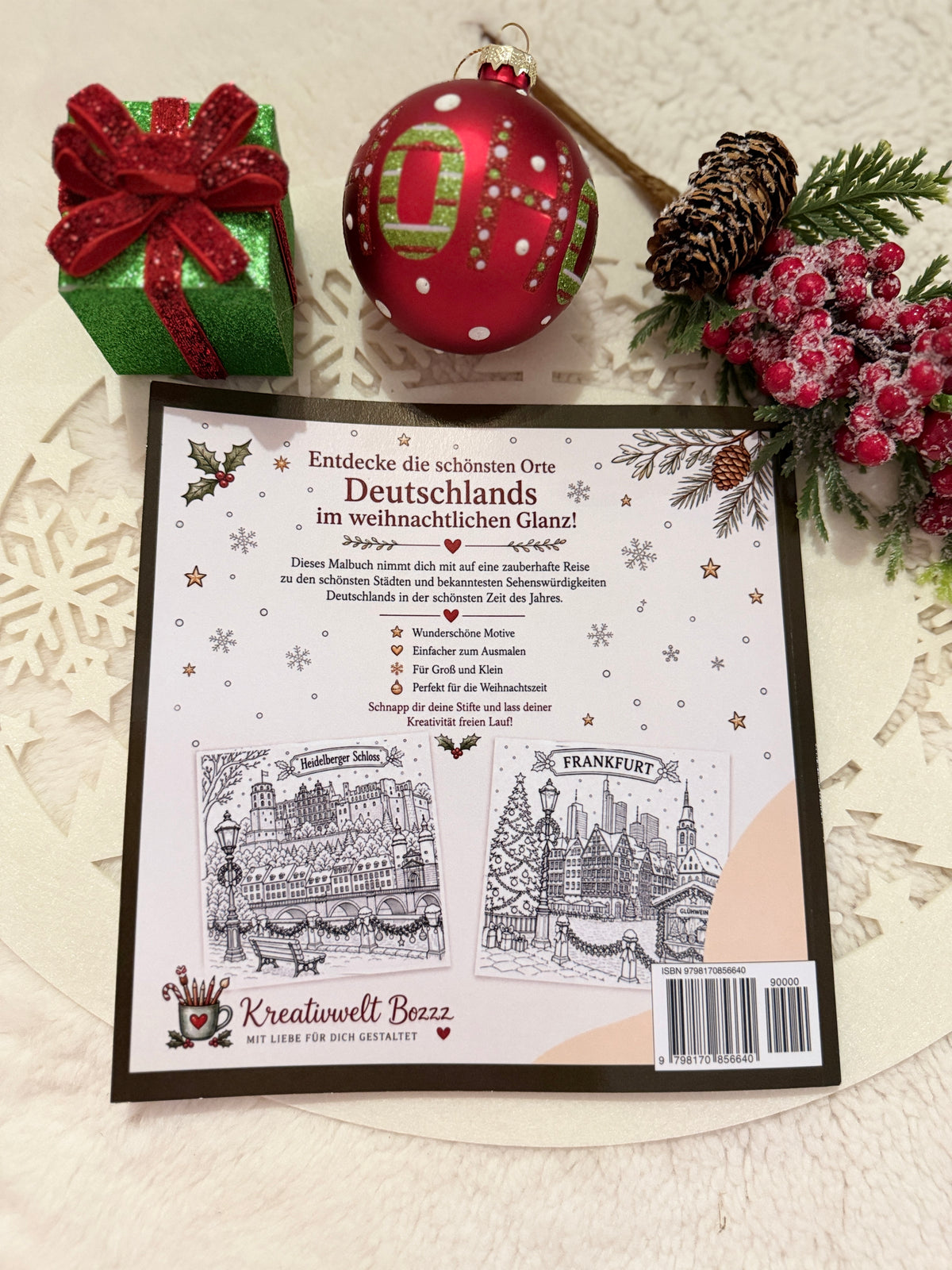 Weihnachten in Deutschland – Malbuch für Erwachsene
