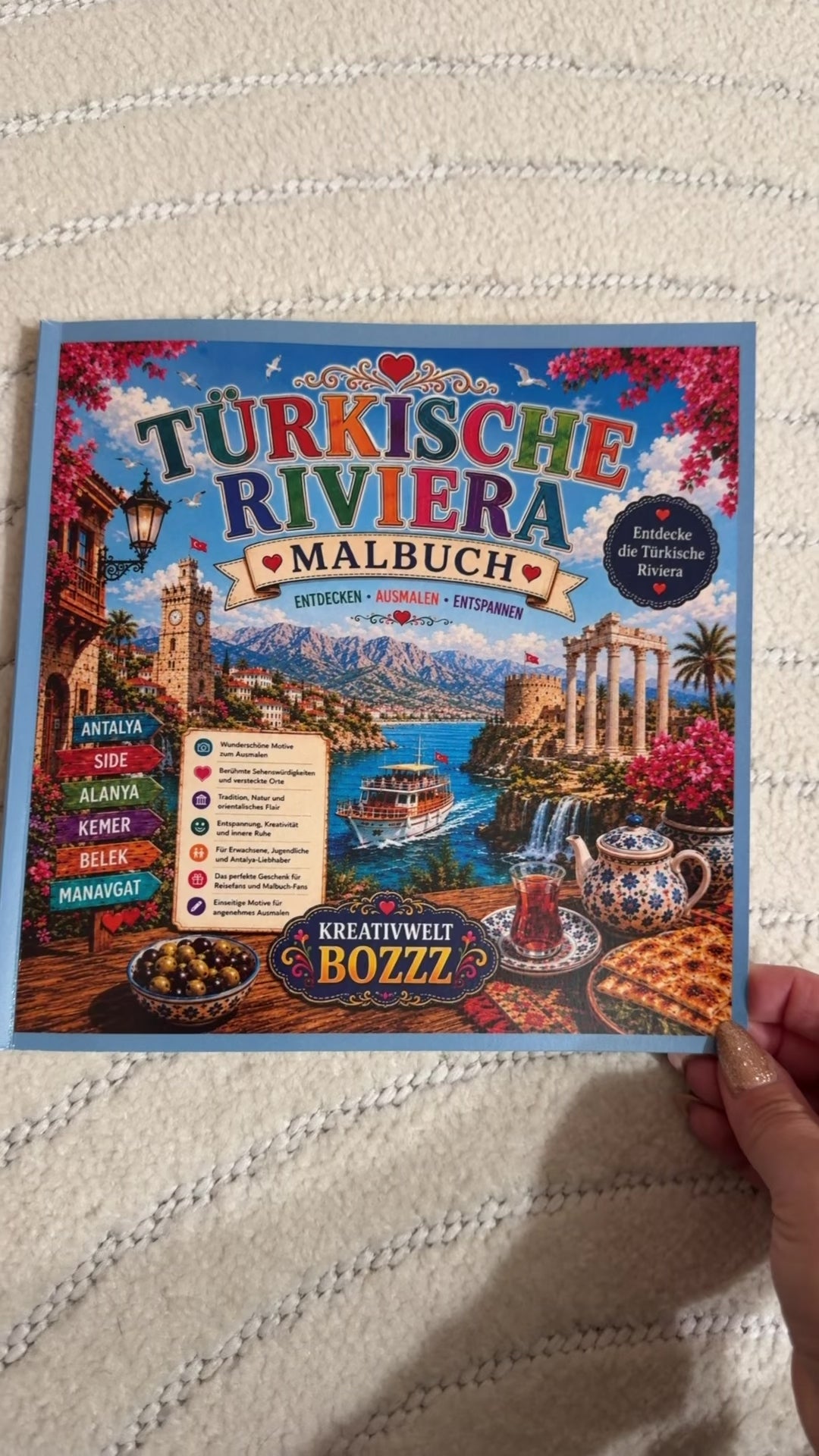 Türkische Riviera – Malbuch für Erwachsene