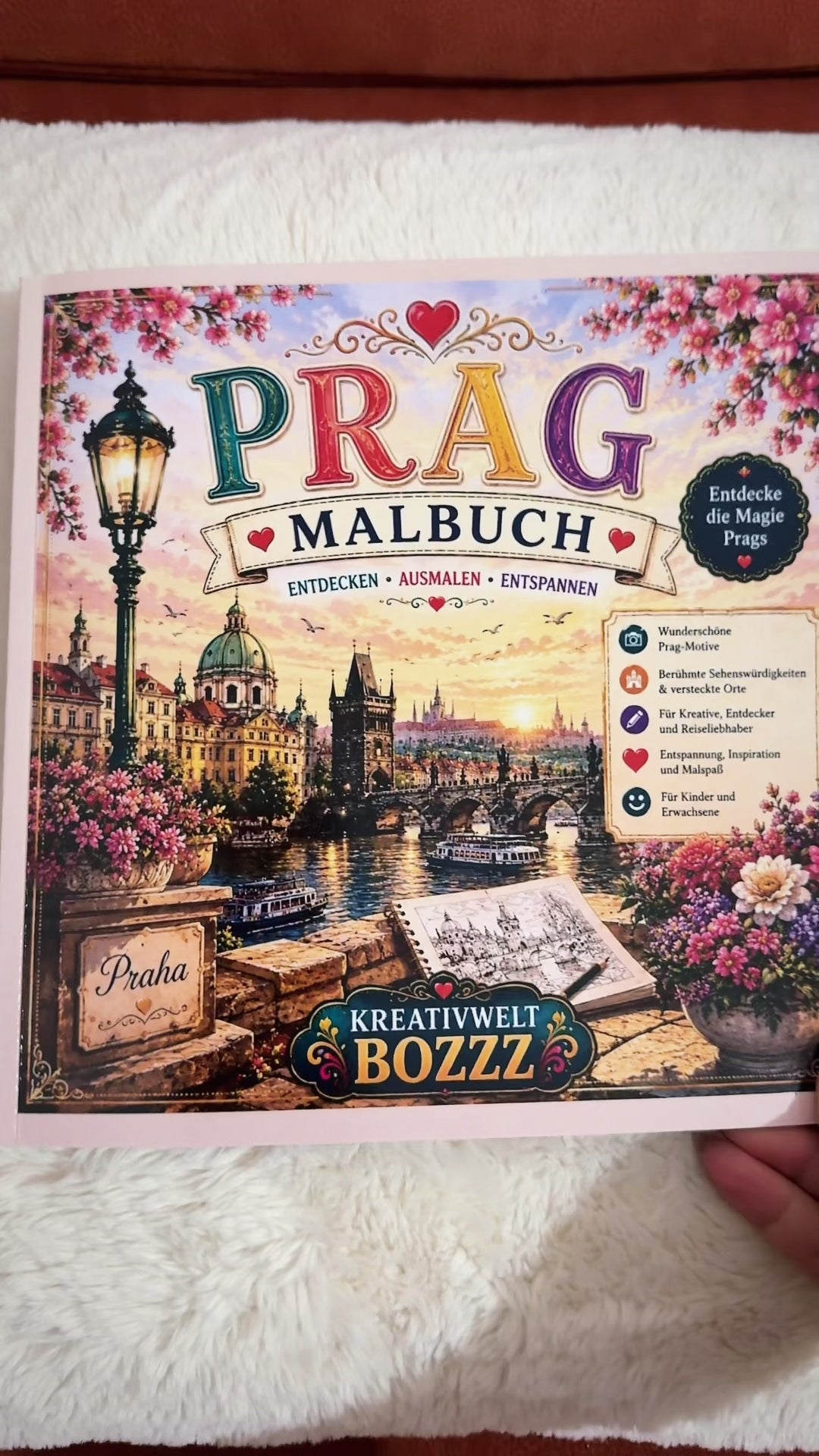 Prag – Malbuch für Erwachsene