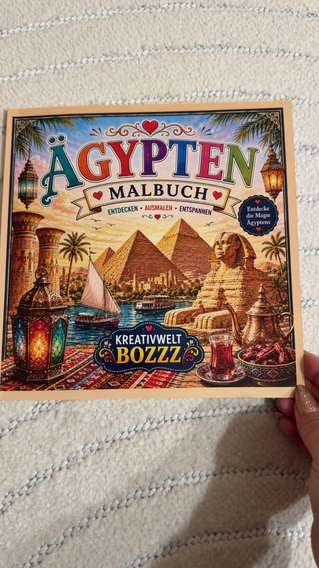 Ägypten – Malbuch für Erwachsene