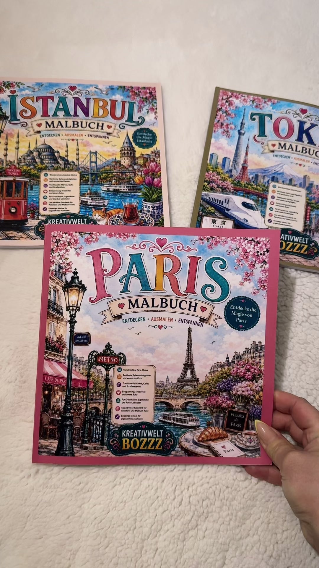 Paris – Malbuch für Erwachsene