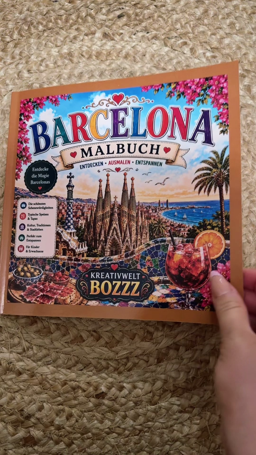 Barcelona Malbuch für Erwachsene – Entdecke die schönsten Seiten der Stadt