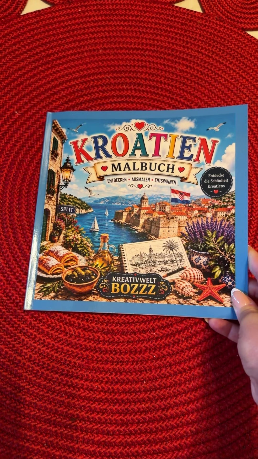 Kroatien – Malbuch für Erwachsene